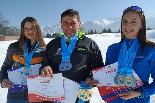 Акмолинцы стали чемпионами Казахстана по спортивному ориентированию на лыжах
